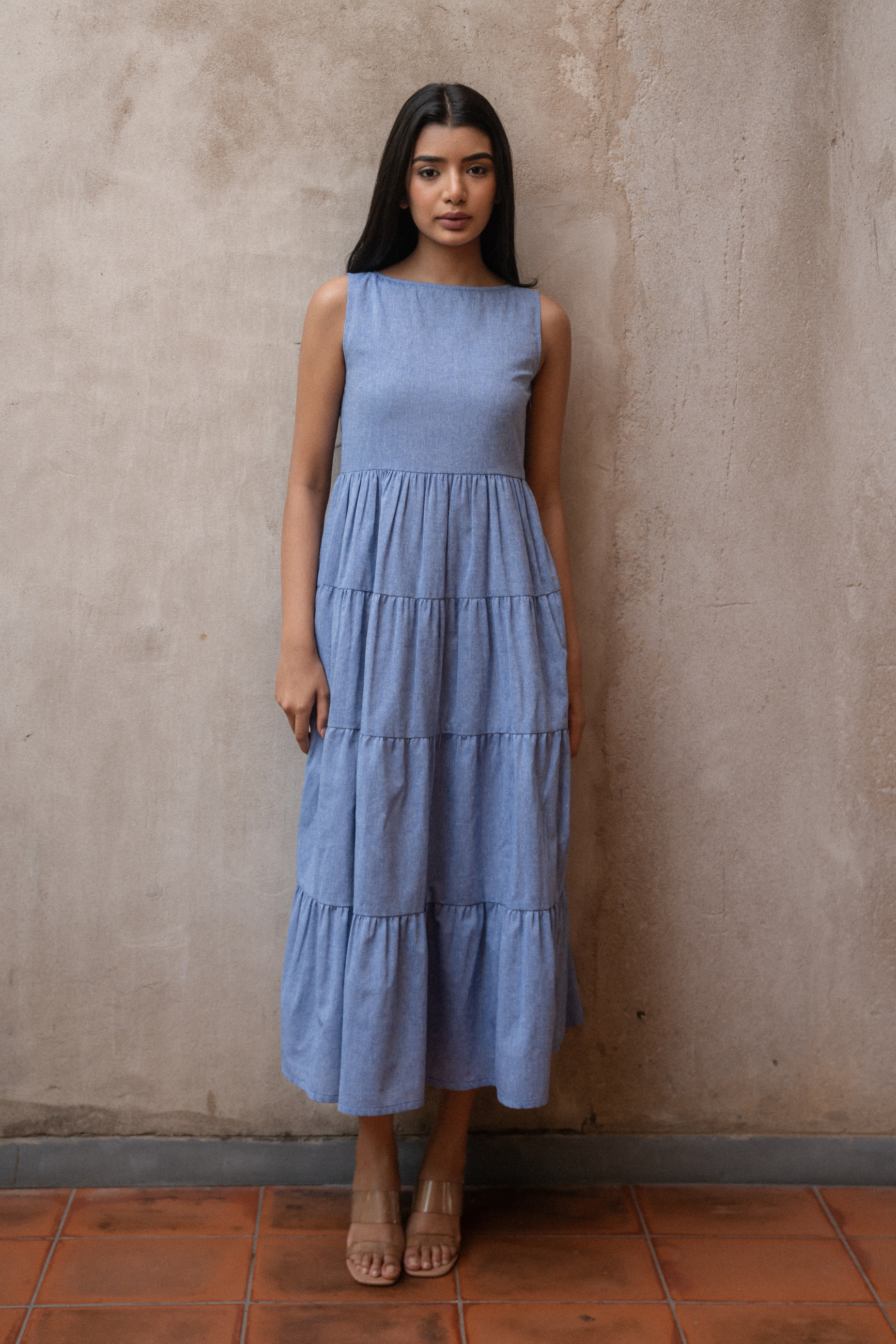 Heather Tiered Midi Dress