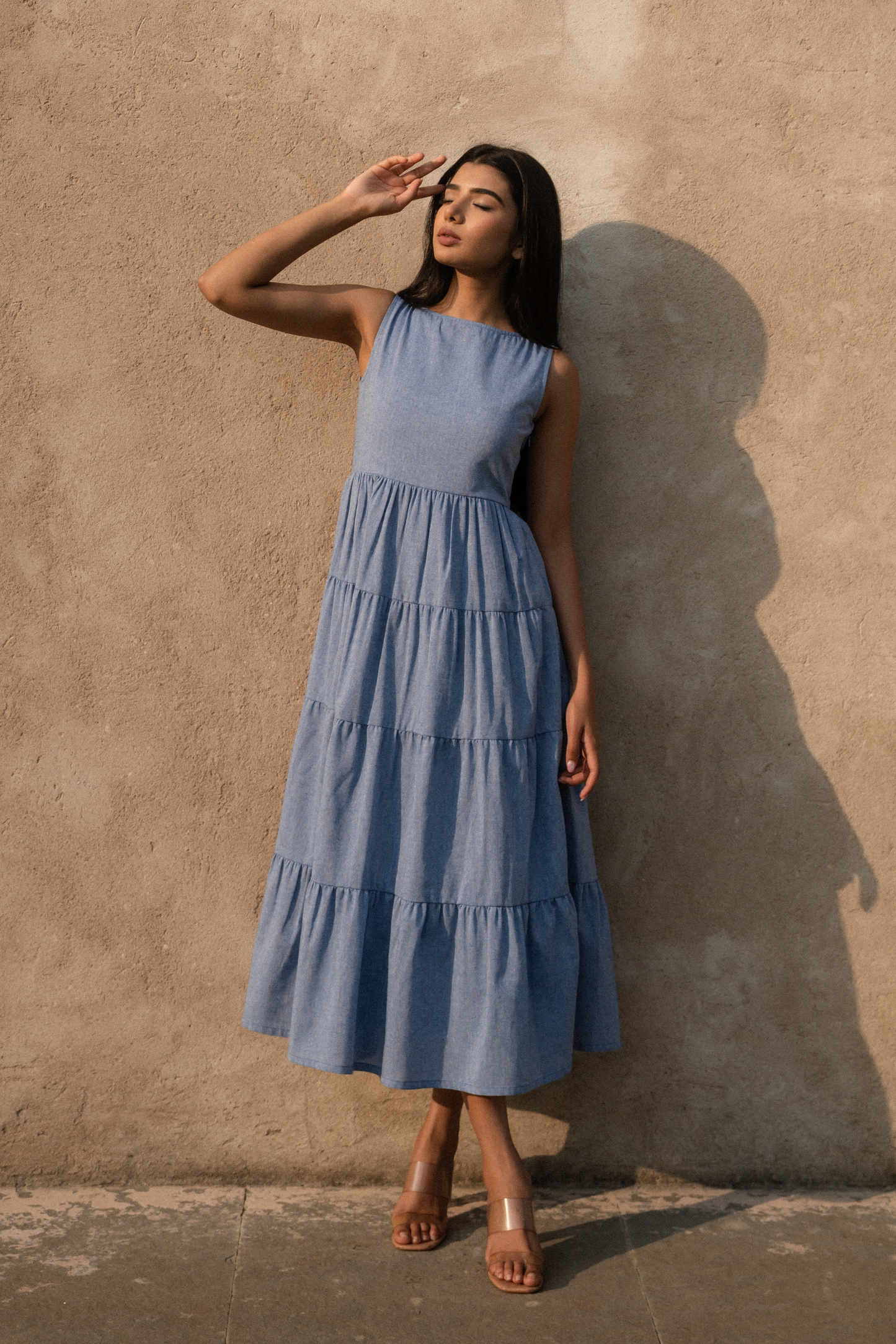 Heather Tiered Midi Dress