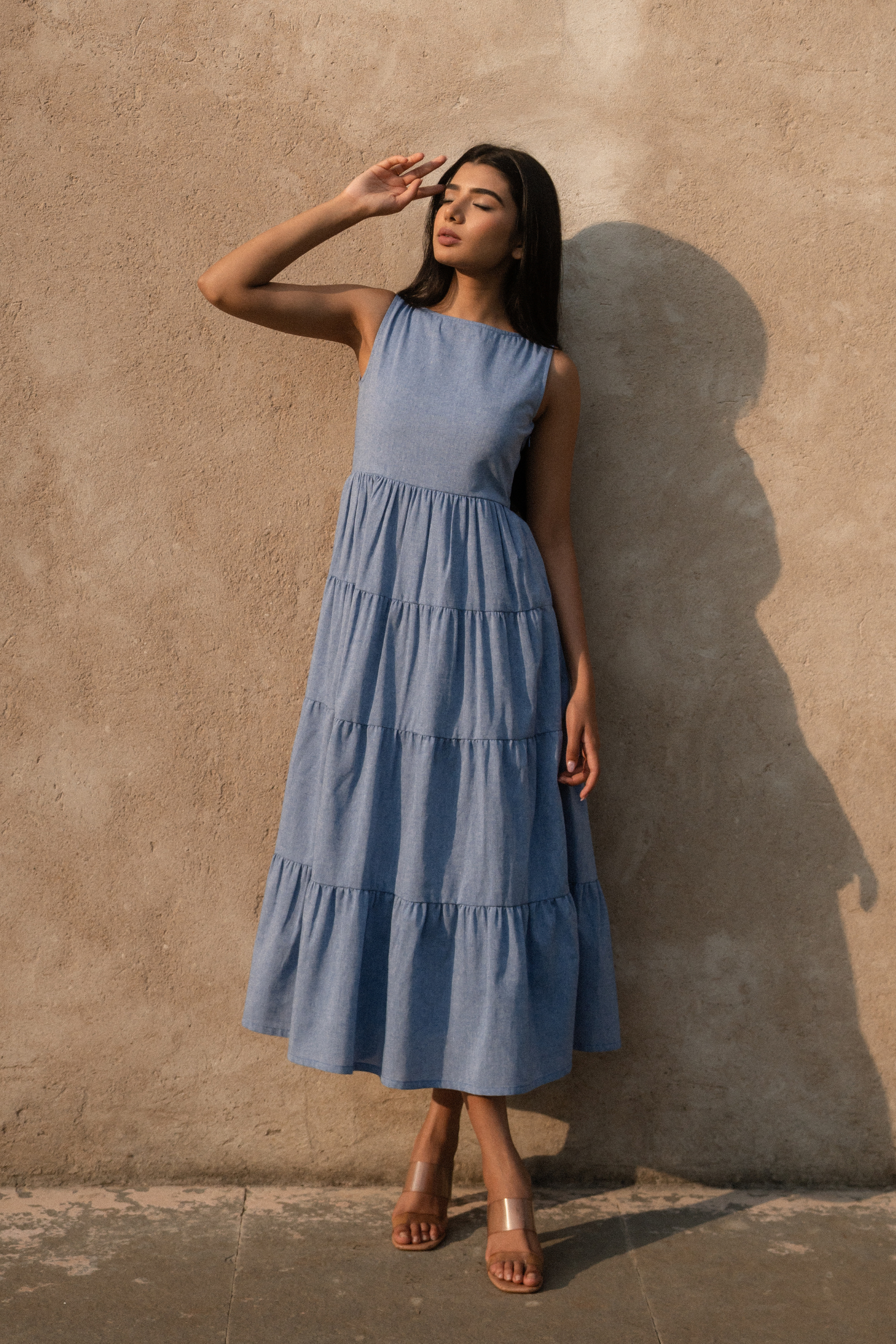 Heather Tiered Midi Dress