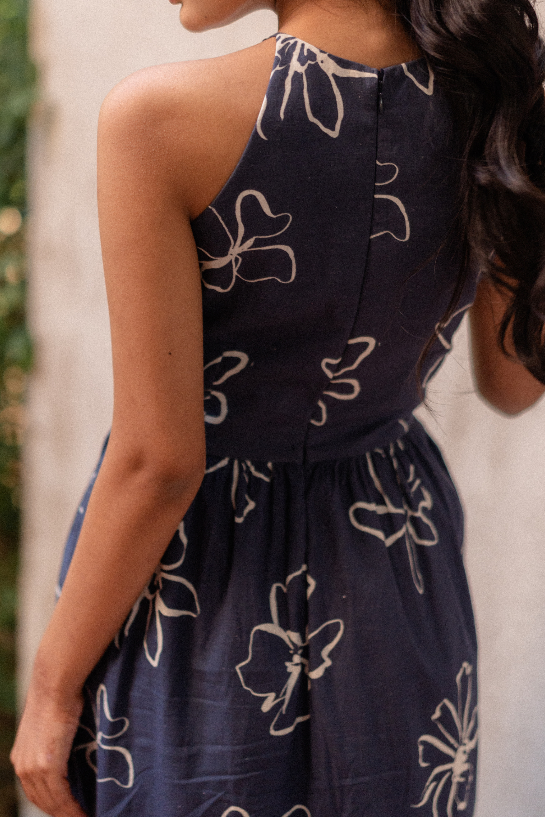 Emma Halter Neck Midi Dress