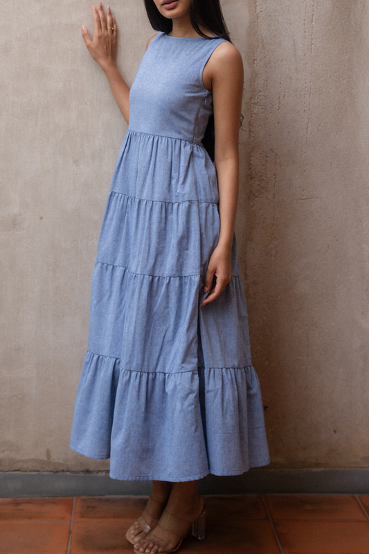 Heather Tiered Midi Dress