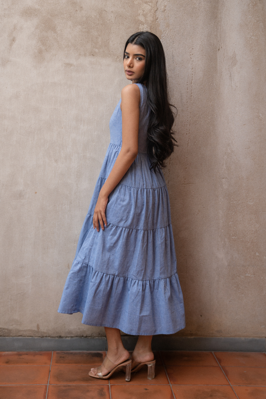 Heather Tiered Midi Dress