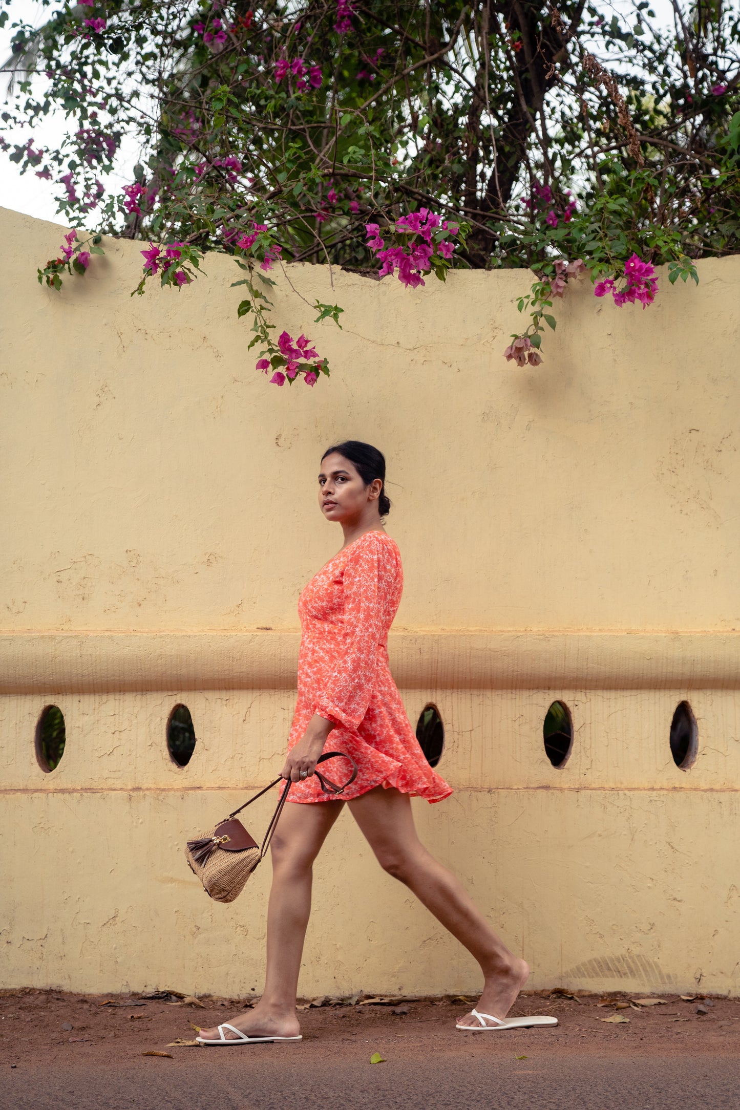 Orange Hues Mini Dress