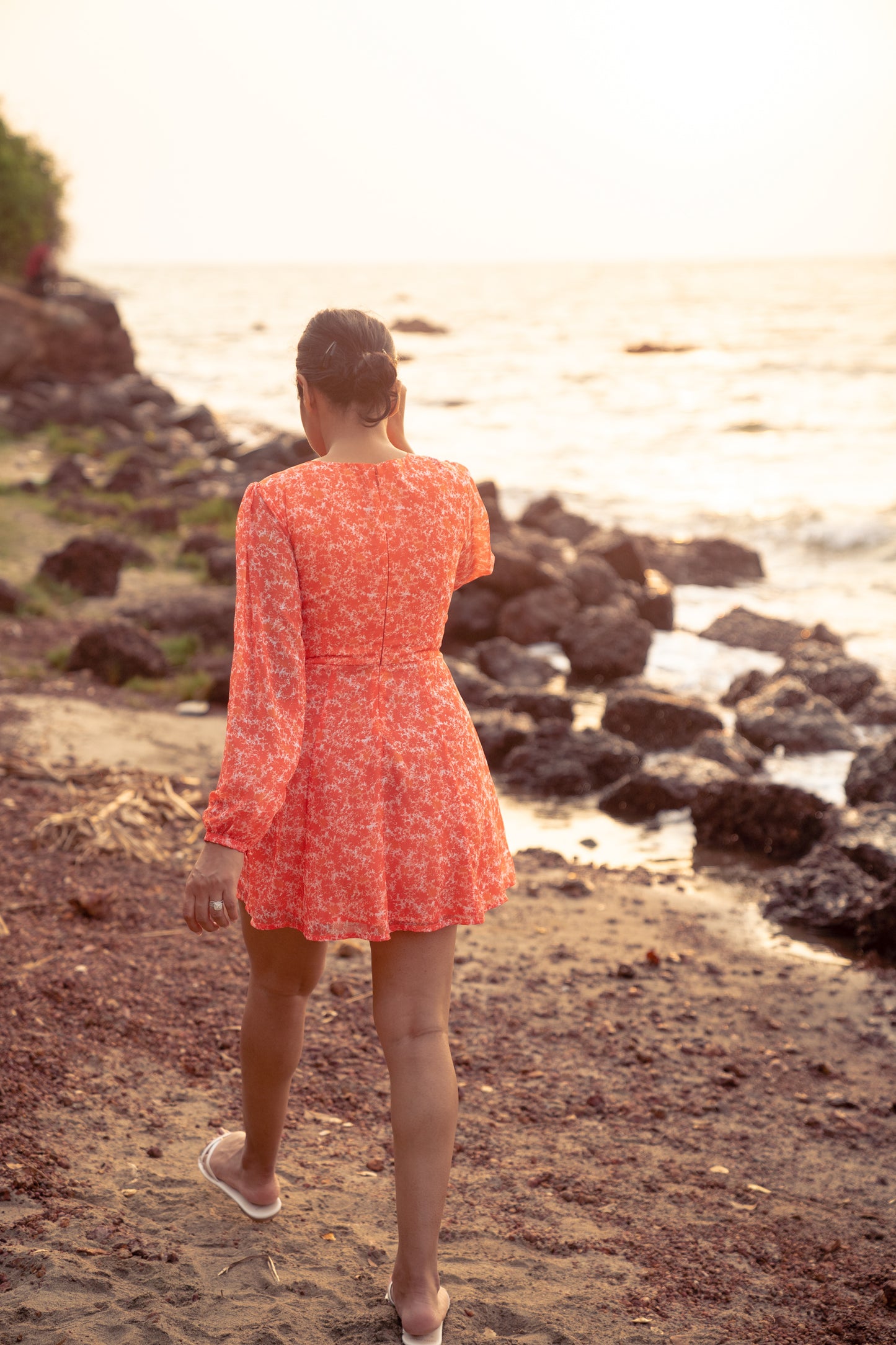 Orange Hues Mini Dress