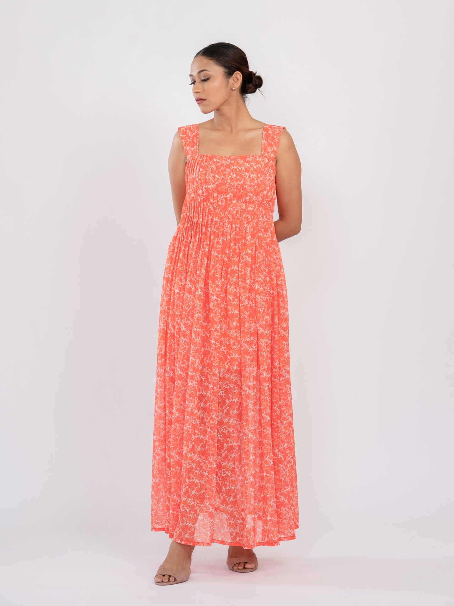 Orange Hues Maxi Dress